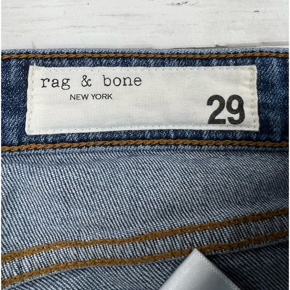 Rag & Bone Women’s Size 29 Dre Low-Rise Slim Boyfriend Denim Jeans - Picture 7 of 13
